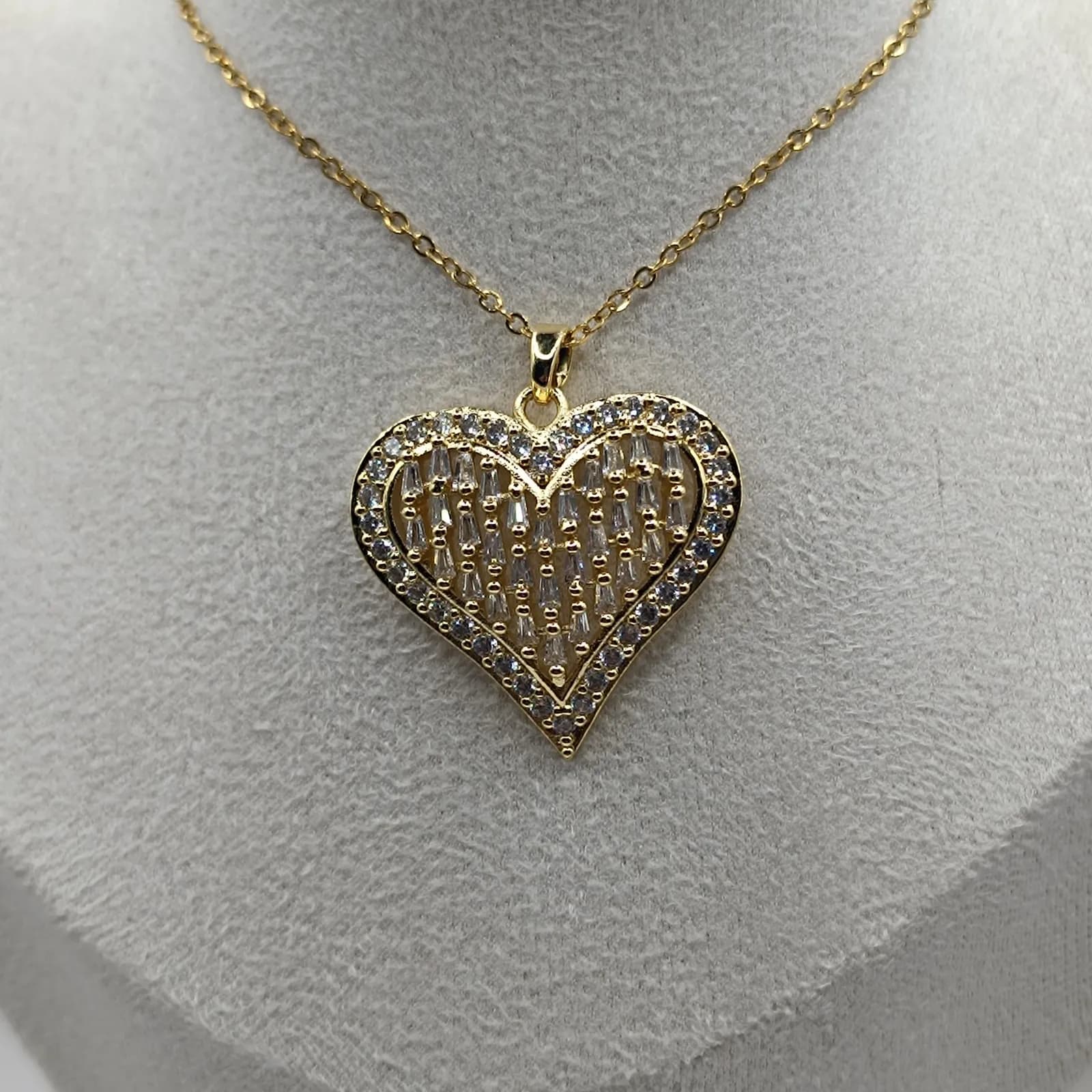 "Golden Baguette Heart"
