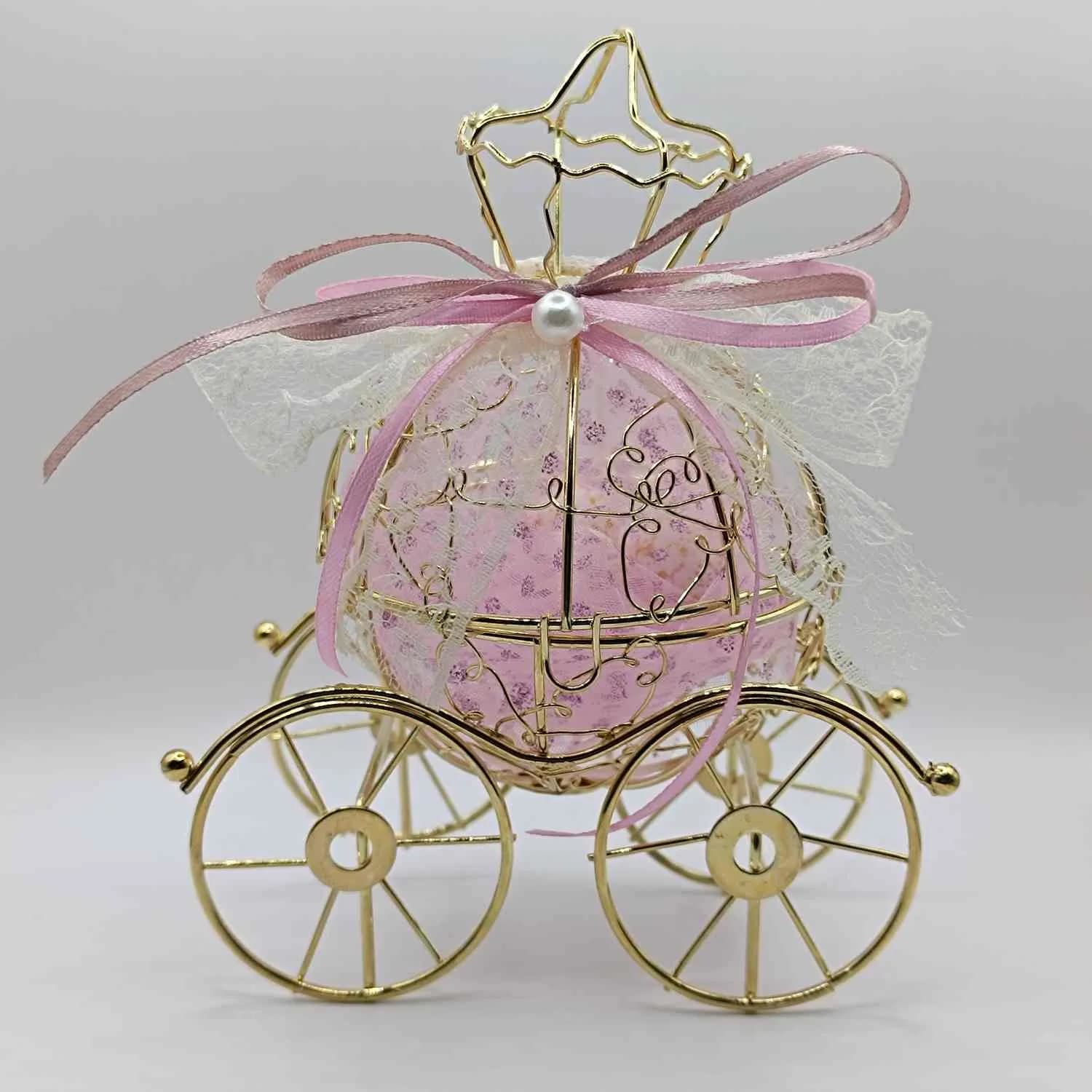 Μπομπονιέρα Βάπτισης "Royal Carriage" – Χρυσή Άμαξα