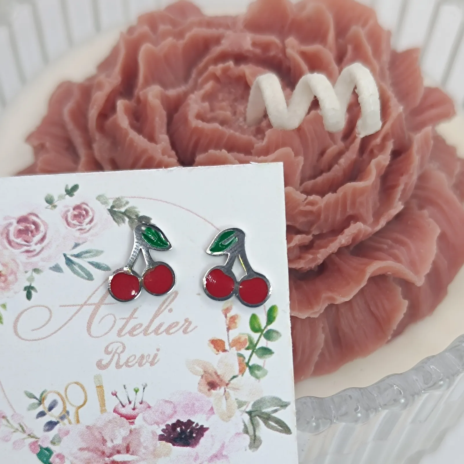 "Silver Cherry Bloom"