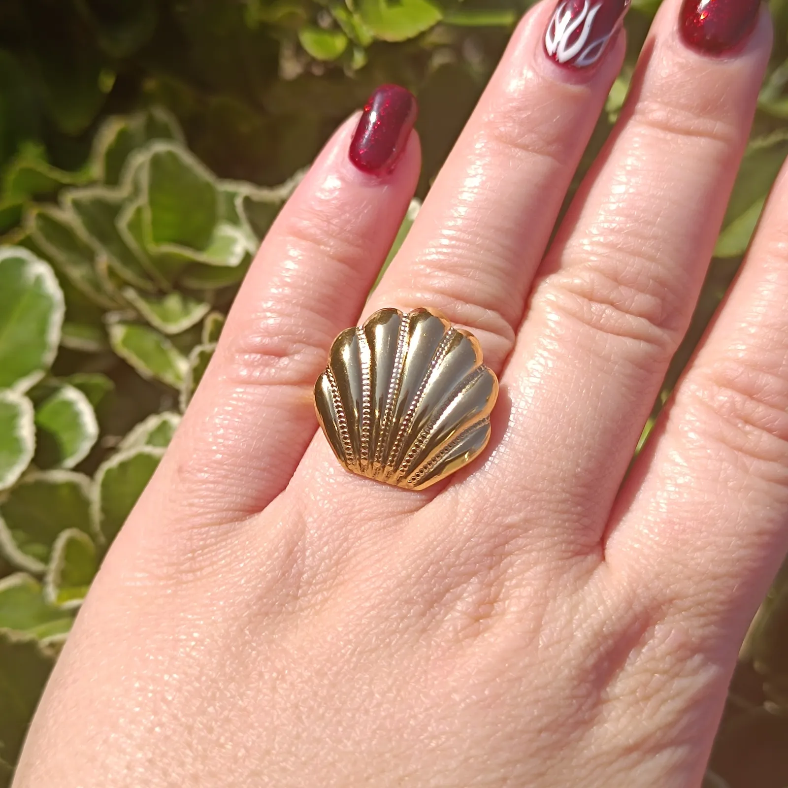 Δαχτυλίδι «Golden Shell»